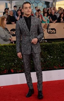 Actor Rami Malek arrives for the the 23rd annual SAG Awards held at the Shrine Auditorium in Los Angeles on January 29, 2017. The Screen Actors Guild Awards will be broadcast live on TNT and TBS.  LAP20170129301 JIMxRUYMEN