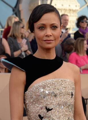 Actress Thandie Newton arrives for the the 23rd annual SAG Awards held at the Shrine Auditorium in Los Angeles on January 29, 2017. The Screen Actors Guild Awards will be broadcast live on TNT and TBS.  LAP20170129361 JIMxRUYMEN