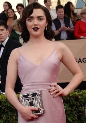 Actress Maisie Williams arrives for the the 23rd annual SAG Awards held at the Shrine Auditorium in Los Angeles on January 29, 2017. The Screen Actors Guild Awards will be broadcast live on TNT and TBS.  LAP20170129381 JIMxRUYMEN