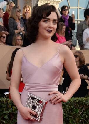 Actress Maisie Williams arrives for the the 23rd annual SAG Awards held at the Shrine Auditorium in Los Angeles on January 29, 2017. The Screen Actors Guild Awards will be broadcast live on TNT and TBS.  LAP20170129383 JIMxRUYMEN