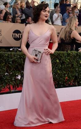 Actress Maisie Williams arrives for the the 23rd annual SAG Awards held at the Shrine Auditorium in Los Angeles on January 29, 2017. The Screen Actors Guild Awards will be broadcast live on TNT and TBS.  LAP20170129384 JIMxRUYMEN