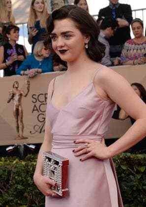Actress Maisie Williams arrives for the the 23rd annual SAG Awards held at the Shrine Auditorium in Los Angeles on January 29, 2017. The Screen Actors Guild Awards will be broadcast live on TNT and TBS.  LAP20170129377 JIMxRUYMEN