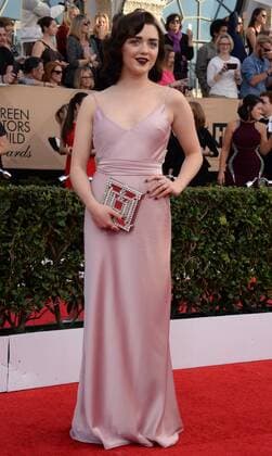 Actress Maisie Williams arrives for the the 23rd annual SAG Awards held at the Shrine Auditorium in Los Angeles on January 29, 2017. The Screen Actors Guild Awards will be broadcast live on TNT and TBS.  LAP20170129382 JIMxRUYMEN