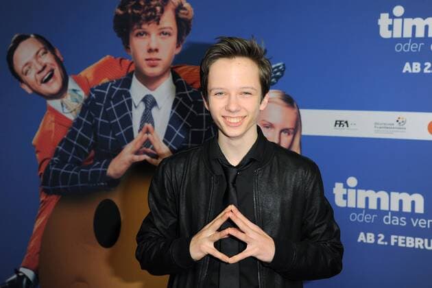 Arved Friese Ankunft, roter Teppich zur Kinderfilm Premiere Timm Thaler im Zoo Palast in Berlin, am 29.01.2016
