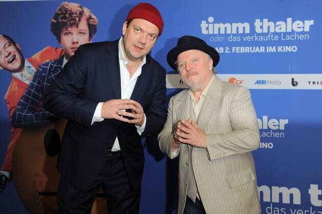 Charly Huebner, Axel Prahl Ankunft, roter Teppich zur Kinderfilm Premiere Timm Thaler im Zoo Palast in Berlin, am 29.01.2016
