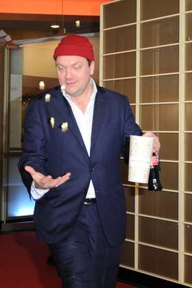 Charly Huebner Ankunft, roter Teppich zur Kinderfilm Premiere Timm Thaler im Zoo Palast in Berlin, am 29.01.2016