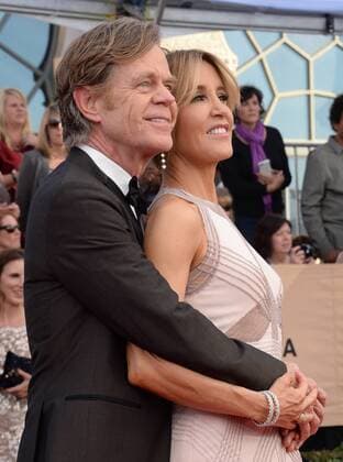 Actors William H. Macy (L) and Felicity Huffman arrive for the the 23rd annual SAG Awards held at the Shrine Auditorium in Los Angeles on January 29, 2017. The Screen Actors Guild Awards will be broadcast live on TNT and TBS.  LAP20170129388 JIMxRUYMEN