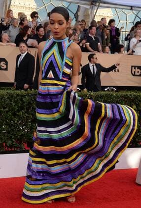 Actress Yara Shahidi arrives for the the 23rd annual SAG Awards held at the Shrine Auditorium in Los Angeles on January 29, 2017. The Screen Actors Guild Awards will be broadcast live on TNT and TBS.  LAP20170129432 JIMxRUYMEN