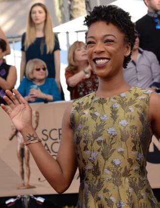 Actress Samira Wiley arrives for the the 23rd annual SAG Awards held at the Shrine Auditorium in Los Angeles on January 29, 2017. The Screen Actors Guild Awards will be broadcast live on TNT and TBS.  LAP20170129457 JIMxRUYMEN