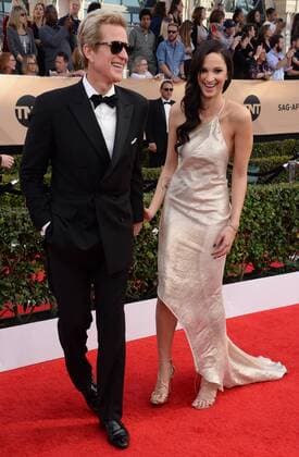 Actor Matthew Modine and Ruby Modine arrive for the the 23rd annual SAG Awards held at the Shrine Auditorium in Los Angeles on January 29, 2017. The Screen Actors Guild Awards will be broadcast live on TNT and TBS.  LAP20170129488 JIMxRUYMEN