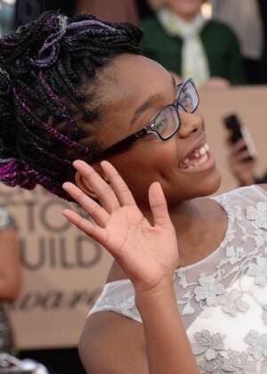 Actress Marsai Martin arrives for the the 23rd annual SAG Awards held at the Shrine Auditorium in Los Angeles on January 29, 2017. The Screen Actors Guild Awards will be broadcast live on TNT and TBS.  LAP20170129537 JIMxRUYMEN