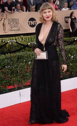 Actress Emily Althaus arrives for the the 23rd annual SAG Awards held at the Shrine Auditorium in Los Angeles on January 29, 2017. The Screen Actors Guild Awards will be broadcast live on TNT and TBS.  LAP20170129552 JIMxRUYMEN