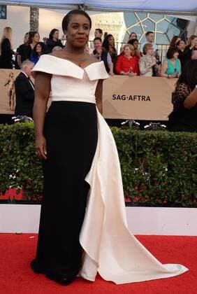 Actress Uzo Aduba arrives for the the 23rd annual SAG Awards held at the Shrine Auditorium in Los Angeles on January 29, 2017. The Screen Actors Guild Awards will be broadcast live on TNT and TBS.  LAP20170129569 JIMxRUYMEN