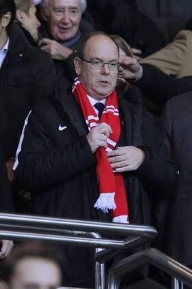 Fürst Albert II. von Monaco besucht Fußballspiel von Monaco in Paris PSG wins against Monaco in the ligue 1 of France at Parc des Princes, Albert II Prince of Monaco , Grimaldi, 644 cordon Cordon Press  alfonsoxjimenezxvalero Albert II Prince of Monaco at PSG against Monaco in the ligue 1