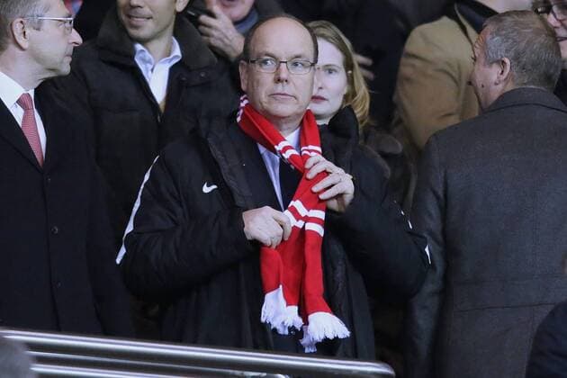 Fürst Albert II. von Monaco besucht Fußballspiel von Monaco in Paris PSG wins against Monaco in the ligue 1 of France at Parc des Princes, Albert II Prince of Monaco , Grimaldi, 644 cordon Cordon Press  alfonsoxjimenezxvalero Albert II Prince of Monaco at PSG against Monaco in the ligue 1