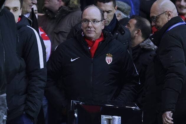 Fürst Albert II. von Monaco besucht Fußballspiel von Monaco in Paris PSG wins against Monaco in the ligue 1 of France at Parc des Princes, Albert II Prince of Monaco , Grimaldi, 644 cordon Cordon Press  alfonsoxjimenezxvalero Albert II Prince of Monaco at PSG against Monaco in the ligue 1