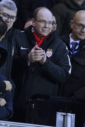 Fürst Albert II. von Monaco besucht Fußballspiel von Monaco in Paris PSG wins against Monaco in the ligue 1 of France at Parc des Princes, Albert II Prince of Monaco , Grimaldi, 644 cordon Cordon Press  alfonsoxjimenezxvalero Albert II Prince of Monaco at PSG against Monaco in the ligue 1