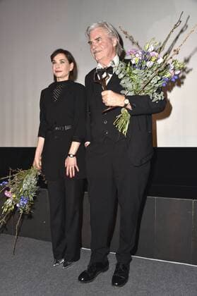 Christiane Paul und Peter Simonischek bei der Verleihung vom Ernst-Lubitsch-Preis 2017 im Kino Babylon. Berlin, 29.01.2017 Foto:xJ.xQuinternx xFuturexImage