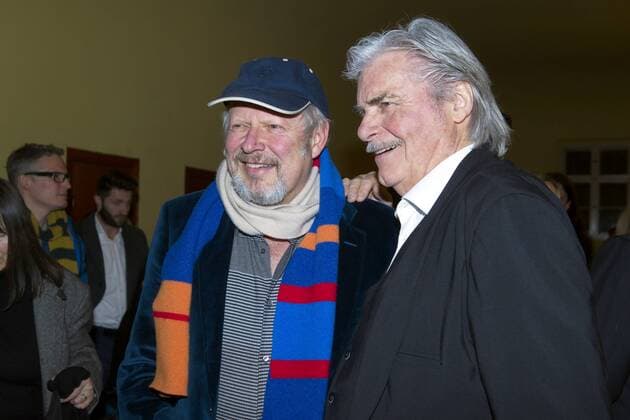 Axel Milberg und Peter Simonischek bei der Verleihung vom Ernst-Lubitsch-Preis 2017 im Kino Babylon. Berlin, 29.01.2017 Foto:xC.xBehringx xFuturexImage