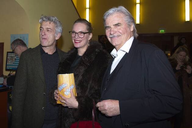 Dominic Raacke mit Freundin Alexandra Rohleder und Peter Simonischek bei der Verleihung vom Ernst-Lubitsch-Preis 2017 im Kino Babylon. Berlin, 29.01.2017 Foto:xC.xBehringx xFuturexImage