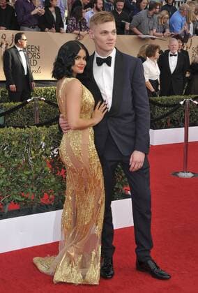Ariel Winter & Levi Meaden SCREEN ACTORS GUILD AWARDS: ARRIVALS Los Angeles Patrick Rideaux PicturePerfect