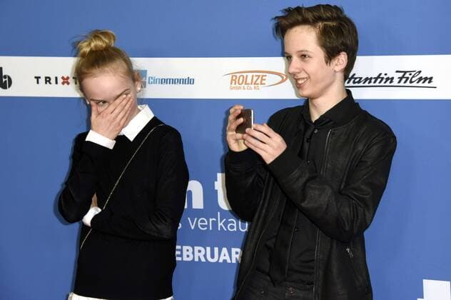 Jule Hermann und Arved Friese bei der Premiere des Kinofilms Timm Thaler oder das verkaufte Lachen im Zoo Palast. Berlin, 29.01.2017 Foto:xF.xKernx xFuturexImage