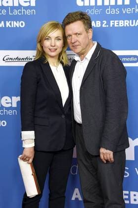 Nadja Uhl und Justus von Dohnanyi bei der Premiere des Kinofilms Timm Thaler oder das verkaufte Lachen im Zoo Palast. Berlin, 29.01.2017 Foto:xF.xKernx xFuturexImage