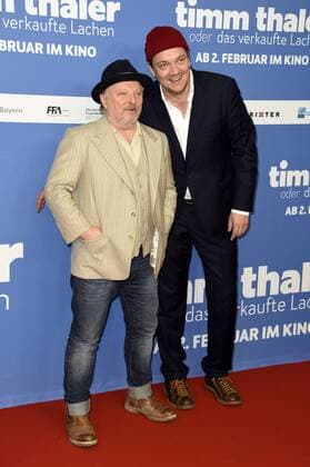Axel Prahl und Charly Hübner bei der Premiere des Kinofilms Timm Thaler oder das verkaufte Lachen im Zoo Palast. Berlin, 29.01.2017 Foto:xF.xKernx xFuturexImage