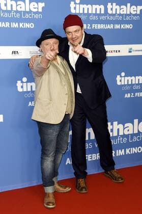 Axel Prahl und Charly Hübner bei der Premiere des Kinofilms Timm Thaler oder das verkaufte Lachen im Zoo Palast. Berlin, 29.01.2017 Foto:xF.xKernx xFuturexImage