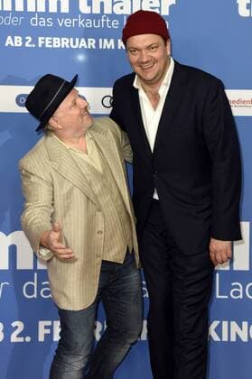 Axel Prahl und Charly Hübner bei der Premiere des Kinofilms Timm Thaler oder das verkaufte Lachen im Zoo Palast. Berlin, 29.01.2017 Foto:xF.xKernx xFuturexImage