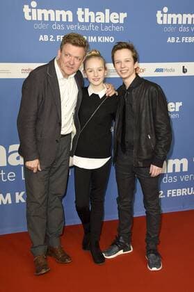 Justus von Dohnanyi, Jule Hermann und Arved Friese bei der Premiere des Kinofilms Timm Thaler oder das verkaufte Lachen im Zoo Palast. Berlin, 29.01.2017 Foto:xF.xKernx xFuturexImage