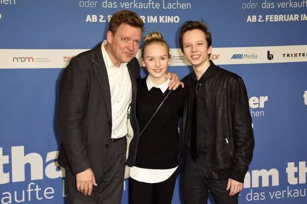 Justus von Dohnanyi, Jule Hermann und Arved Friese bei der Premiere des Kinofilms Timm Thaler oder das verkaufte Lachen im Zoo Palast. Berlin, 29.01.2017 Foto:xF.xKernx xFuturexImage