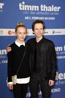Jule Hermann und Arved Friese bei der Premiere des Kinofilms Timm Thaler oder das verkaufte Lachen im Zoo Palast. Berlin, 29.01.2017 Foto:xF.xKernx xFuturexImage