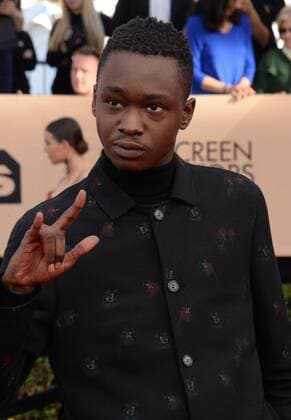 Actor Ashton Sanders arrives for the 23rd annual SAG Awards held at the Shrine Auditorium in Los Angeles on January 29, 2017. The Screen Actors Guild Awards will be broadcast live on TNT and TBS.  LAP20170129840 JIMxRUYMEN