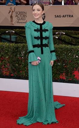 Actress Samantha Isler arrives for the 23rd annual SAG Awards held at the Shrine Auditorium in Los Angeles on January 29, 2017. The Screen Actors Guild Awards will be broadcast live on TNT and TBS.  LAP20170129852 JIMxRUYMEN