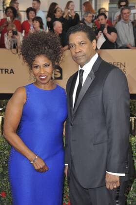 Denzel Washington & wife Pauletta Washington SCREEN ACTORS GUILD AWARDS: ARRIVALS Los Angeles Patrick Rideaux PicturePerfect