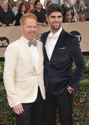 Jesse Tyler Ferguson & Justin Mikita SCREEN ACTORS GUILD AWARDS: ARRIVALS Los Angeles Patrick Rideaux PicturePerfect