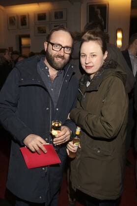 Samuel Weiss und Katja Danowski bei der Premiere des Theaterstücks Ganzkörpereinsatz in den Hamburger Kammerspielen. Hamburg, 29.01.2017 Foto:xgbrcix xFuturexImage