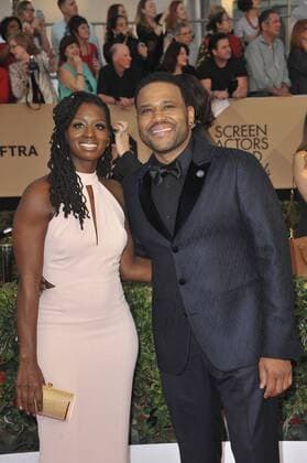 Anthony Anderson & wife Alvina Stewart SCREEN ACTORS GUILD AWARDS: ARRIVALS Los Angeles Patrick Rideaux PicturePerfect