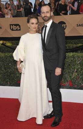 Natalie Portman & husband Benjamin Millepied SCREEN ACTORS GUILD AWARDS: ARRIVALS Los Angeles Patrick Rideaux PicturePerfect