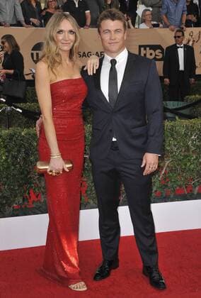 Luke Hemsworth & wife Samantha SCREEN ACTORS GUILD AWARDS: ARRIVALS Los Angeles Patrick Rideaux PicturePerfect