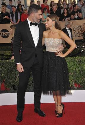 Joe Manganiello & wife Sofia Vergara SCREEN ACTORS GUILD AWARDS: ARRIVALS Los Angeles Patrick Rideaux PicturePerfect