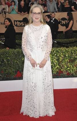 Meryl Streep SCREEN ACTORS GUILD AWARDS: ARRIVALS Los Angeles Patrick Rideaux PicturePerfect