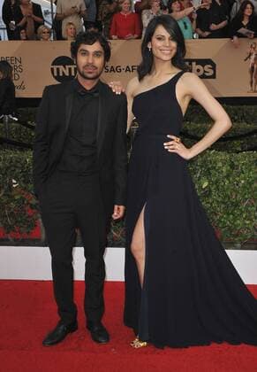 Kunal Nayyar & wife Neha Kapur SCREEN ACTORS GUILD AWARDS: ARRIVALS Los Angeles Patrick Rideaux PicturePerfect