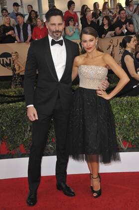 Joe Manganiello & wife Sofia Vergara SCREEN ACTORS GUILD AWARDS: ARRIVALS Los Angeles Patrick Rideaux PicturePerfect