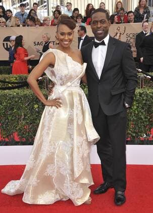 Sterling K. Brown & wife Ryan Michelle Bathe SCREEN ACTORS GUILD AWARDS: ARRIVALS Los Angeles Patrick Rideaux PicturePerfect