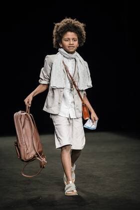 January 30, 2017 - Barcelona, Catalonia, Spain - A model walks the runway at the Boboli fashion show presenting the new Boboli Airlines collection during 080 Barcelona Fashion Week Barcelona Spain - ZUMAo105 20170130_zap_o105_029 Copyright: xMatthiasxOesterlex