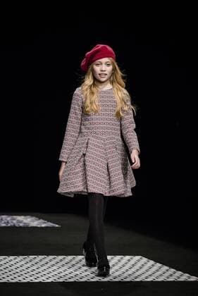 January 30, 2017 - Barcelona, Catalonia, Spain - A model walks the runway at the CND by Condor fashion show presenting the new Art Gallery collection during 080 Barcelona Fashion Week Barcelona Spain - ZUMAo105 20170130_zap_o105_042 Copyright: xMatthiasxOesterlex