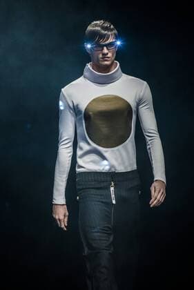 January 30, 2017 - Barcelona, Catalonia, Spain - A model walks the runway at the Miquel Suay fashion show presenting the new 23Ã‚Â° 51 19 collection during 080 Barcelona Fashion Week Barcelona Spain - ZUMAo105 20170130_zap_o105_067 Copyright: xMatthiasxOesterlex