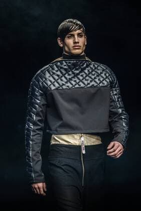 January 30, 2017 - Barcelona, Catalonia, Spain - A model walks the runway at the Miquel Suay fashion show presenting the new 23Ã‚Â° 51 19 collection during 080 Barcelona Fashion Week Barcelona Spain - ZUMAo105 20170130_zap_o105_068 Copyright: xMatthiasxOesterlex